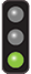 Traffic light with the bottom green light displayed